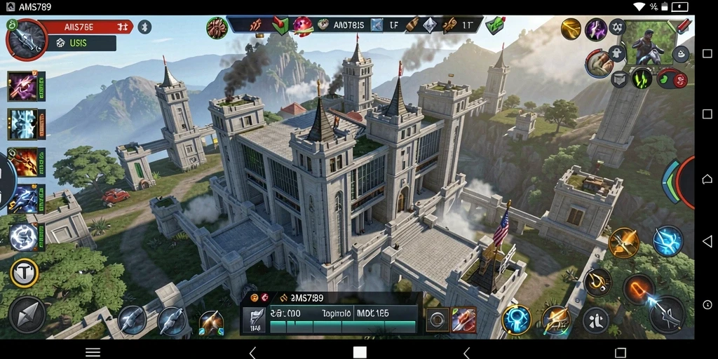 Tampilan menarik dari gameplay Tower Defense yang intens dan strategis.