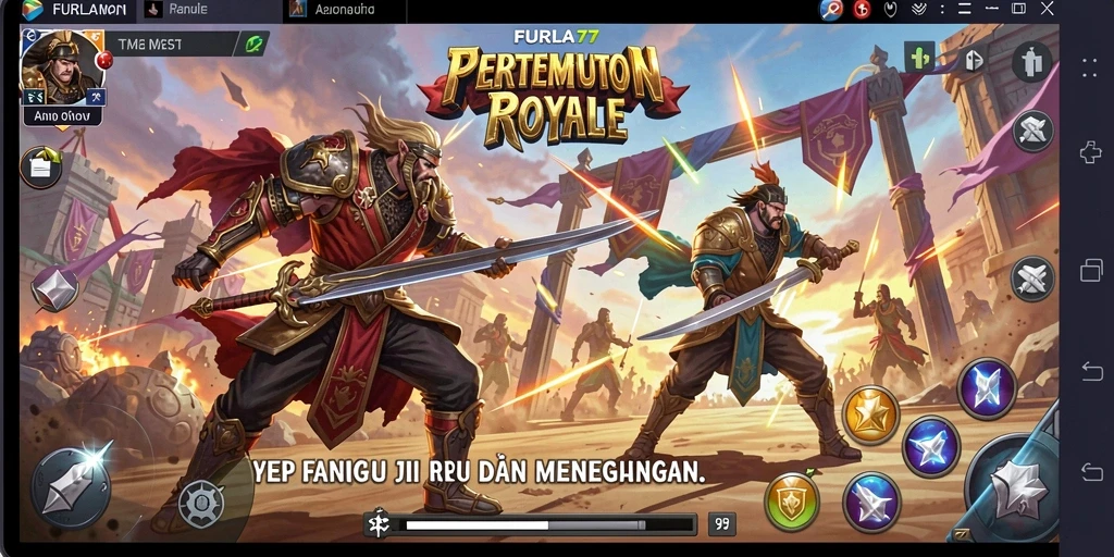 Tampilan gameplay FURLA77 yang menegangkan dan penuh aksi.
