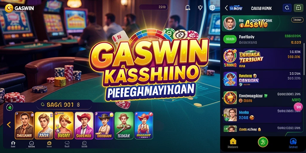 Screenshot gameplay GASWIN menunjukkan momen seru permainan Kasino.