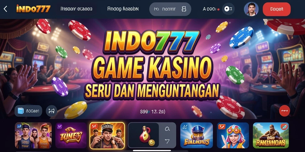 Tampilan menangkap aksi seru dalam permainan Kasino di INDO777.