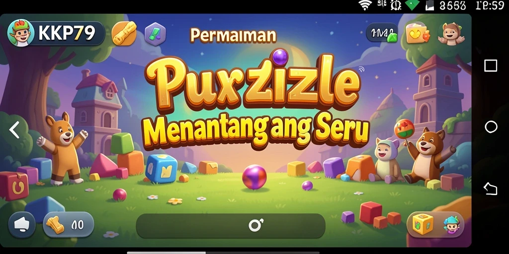 Tampilan gameplay KPK79 yang menarik dan penuh tantangan Puzzle.