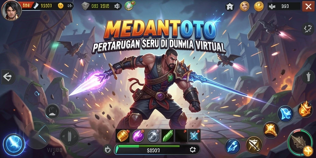 Tampilan mendebarkan saat pertarungan di MEDANTOTO.