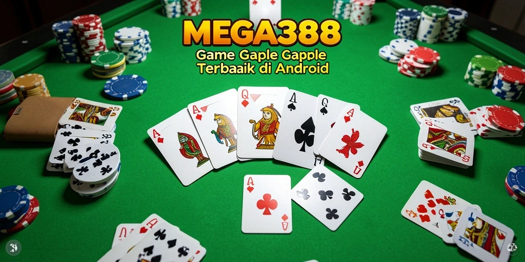 Tampilan menarik gameplay Gaple di MEGA388.