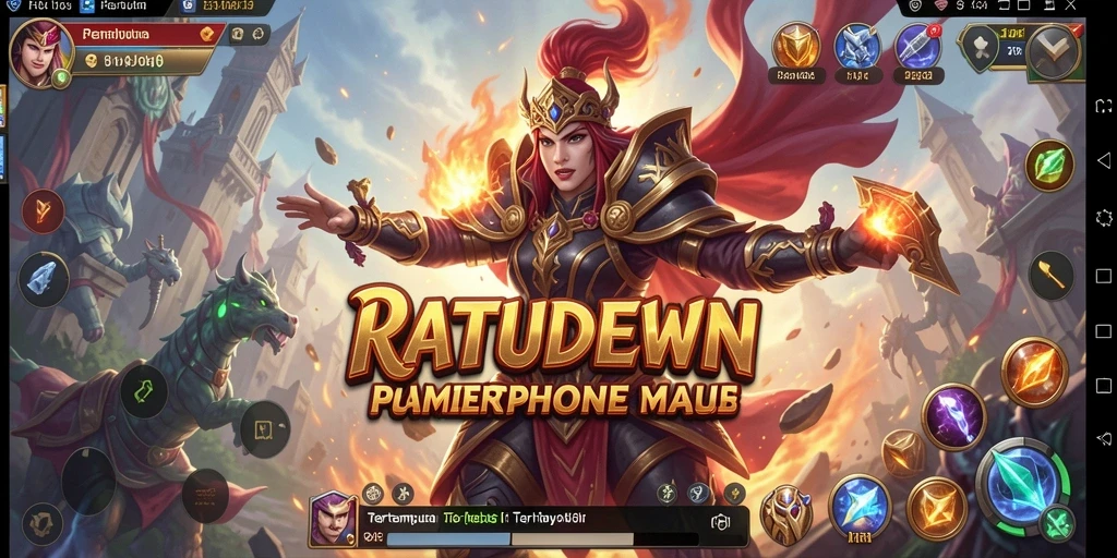 Tampilan seru dari gameplay RATUDEWI dalam pertempuran Battle Royale.