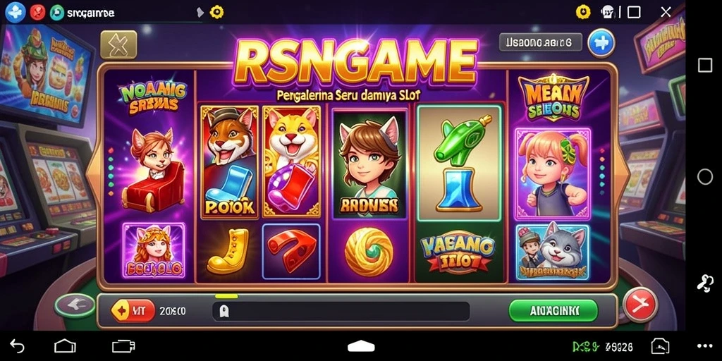 Gameplay seru dari RSNGAME dengan tampilan slot yang menawan.