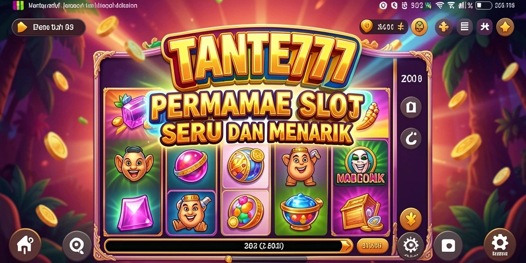Tampilan gameplay seru di TANTE777 dengan efek visual yang memukau.