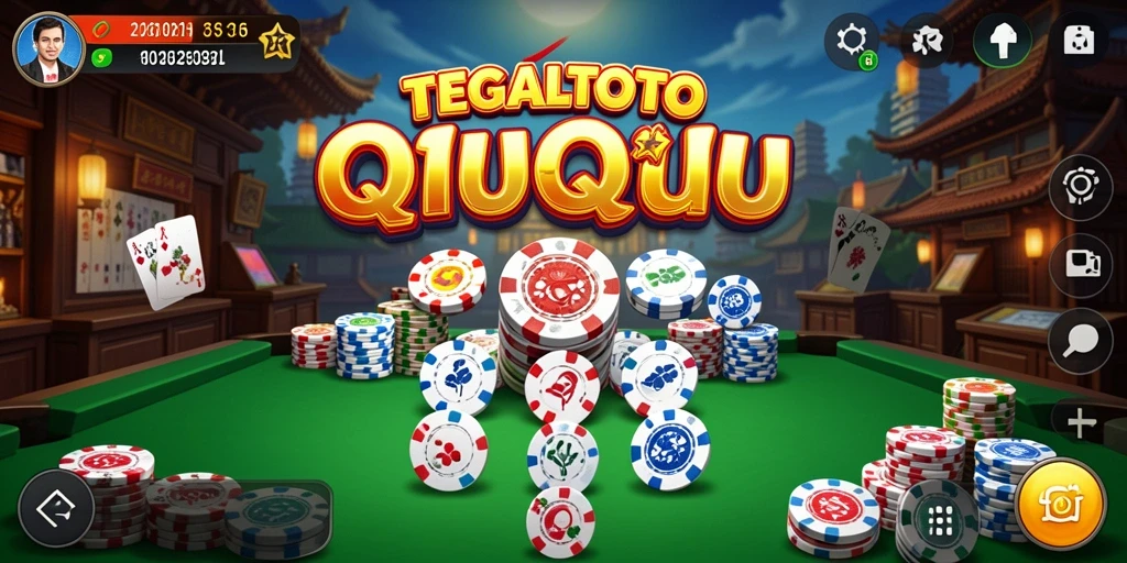 Screenshot TEGALTOTO menampilkan gameplay QiuQiu yang seru dan interaktif.